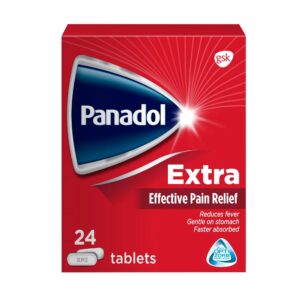 panadol extra 500mg / 65mg 24 tablets