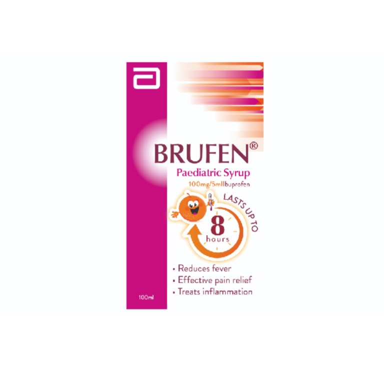 brufen pediatric syrup 100mg/5ml ibuprofen 100ml