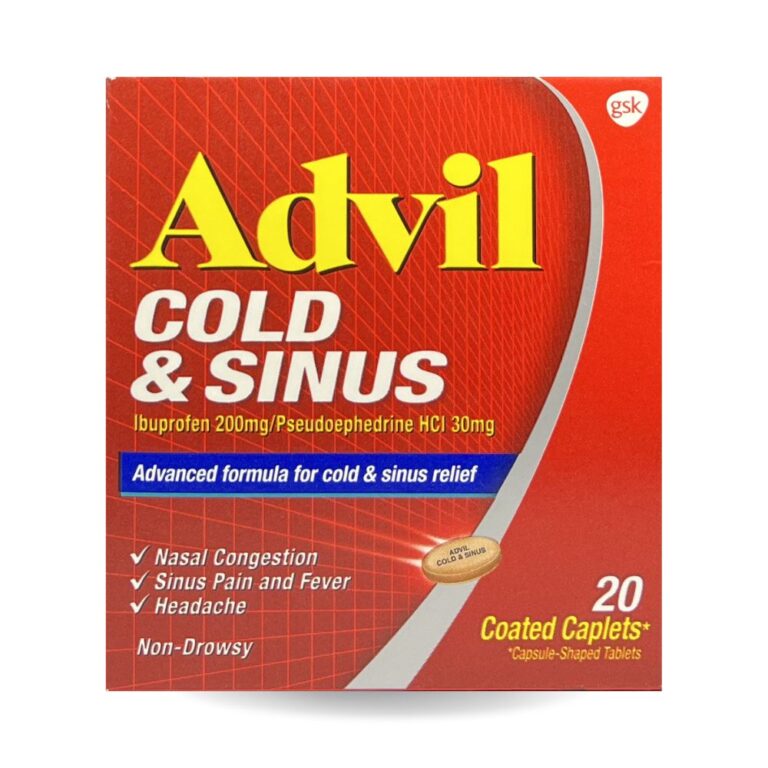 advil cold & sinus 20s