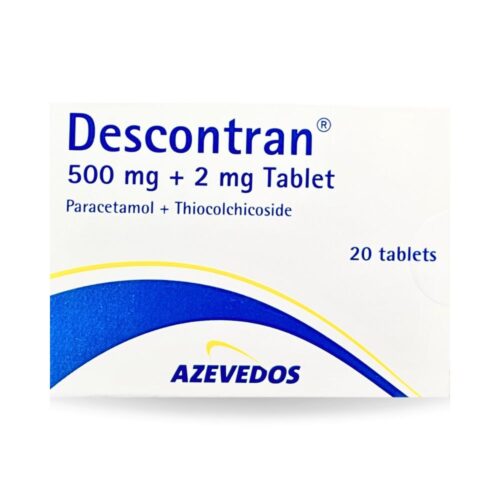 descontran 500mg + 2mg tabs 20s