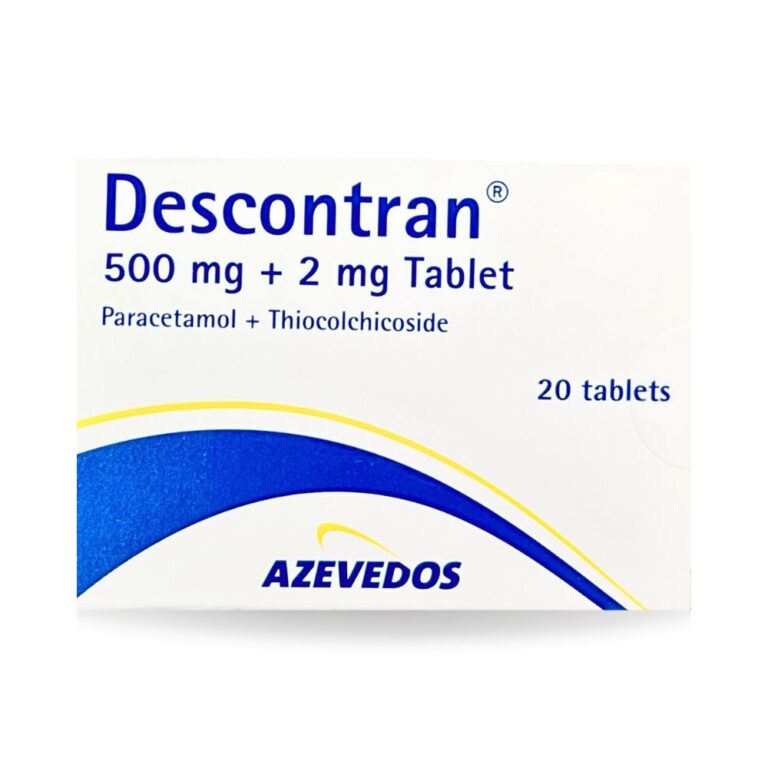 descontran 500mg + 2mg tabs 20s