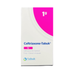 ceftriaxone tabuk 1g 1s