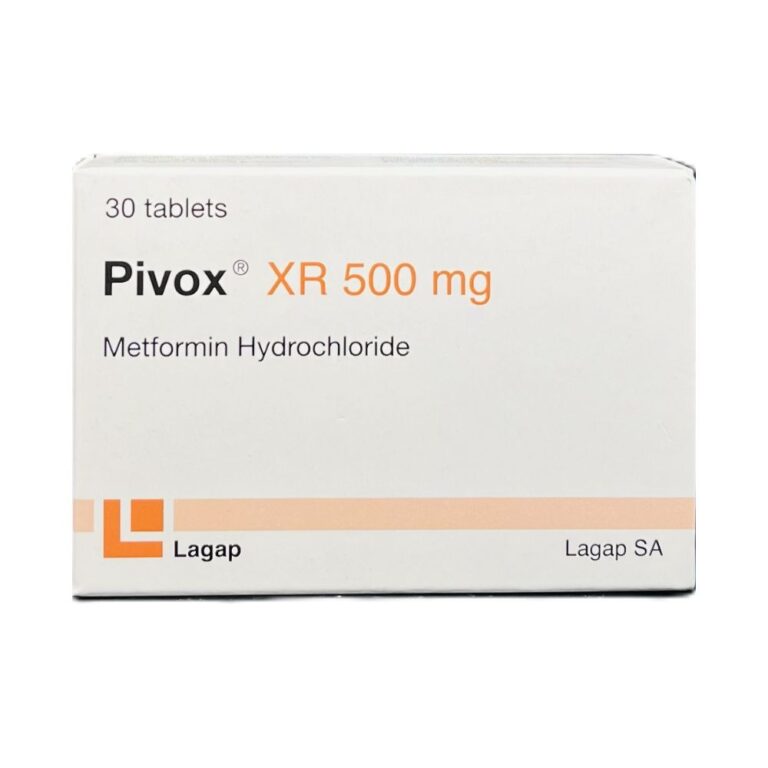 pivox xr 500mg 30s