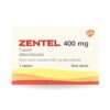 zentel 400mg 1s