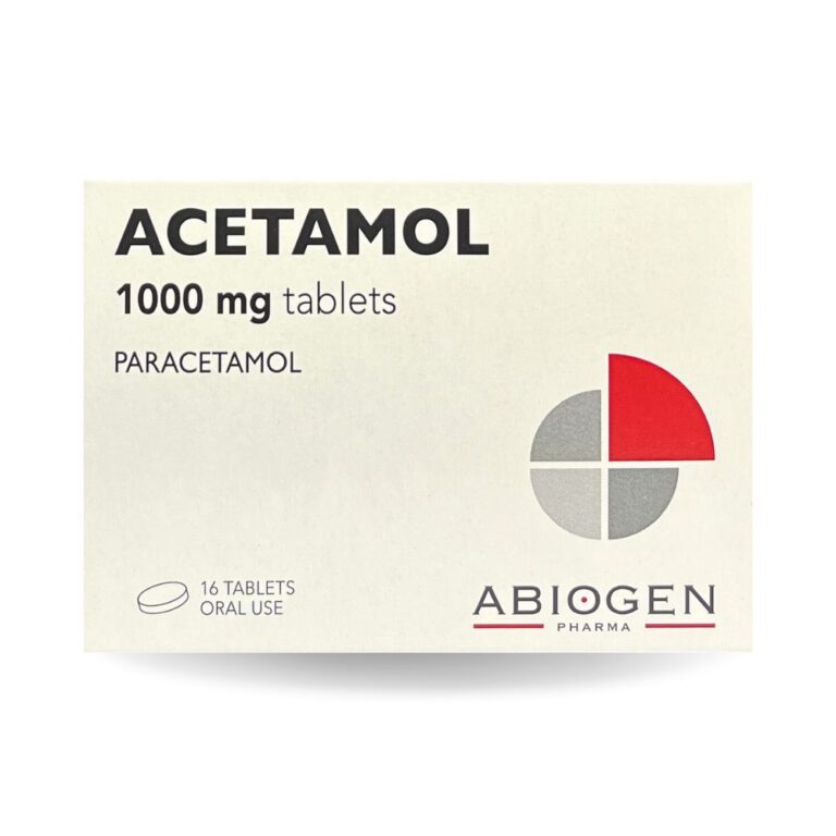 acetamol 1000mg tablets 16s
