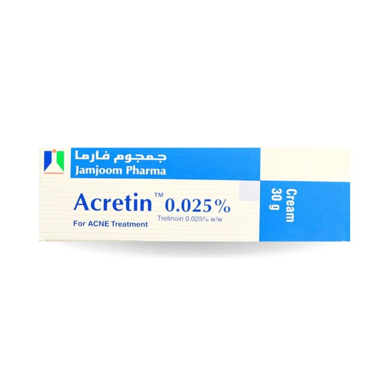 acretin 0.025% cream 30g