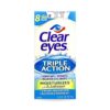 clear eyes triple action eye drops 15ml