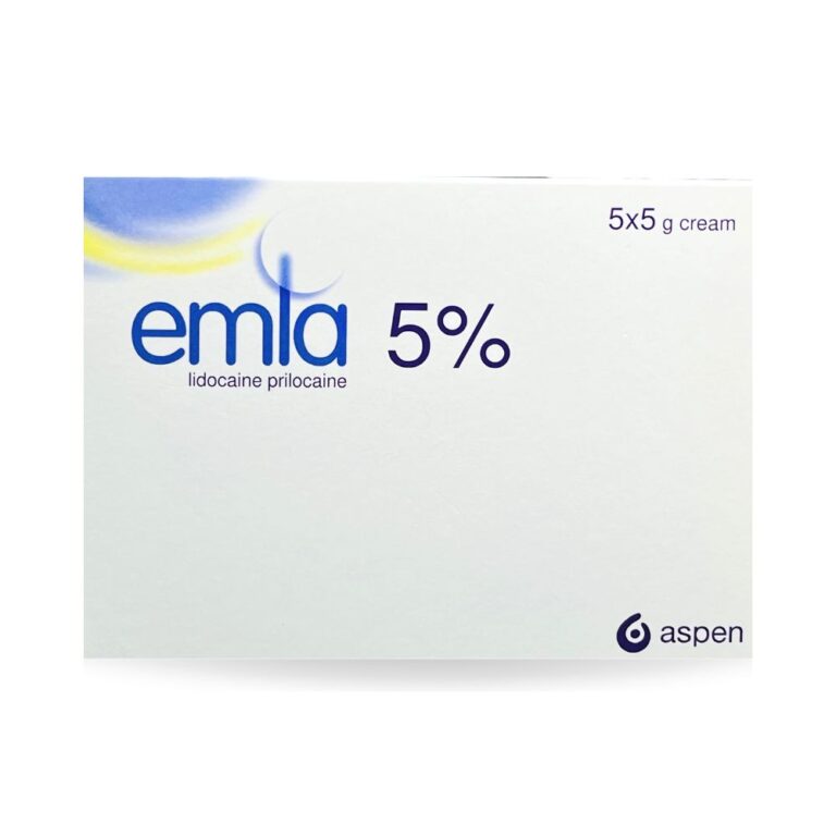 emla 5% 5x5 cream