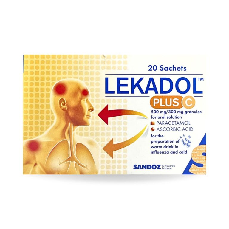 lekadol plus c 500mg/300mg granules 20sach
