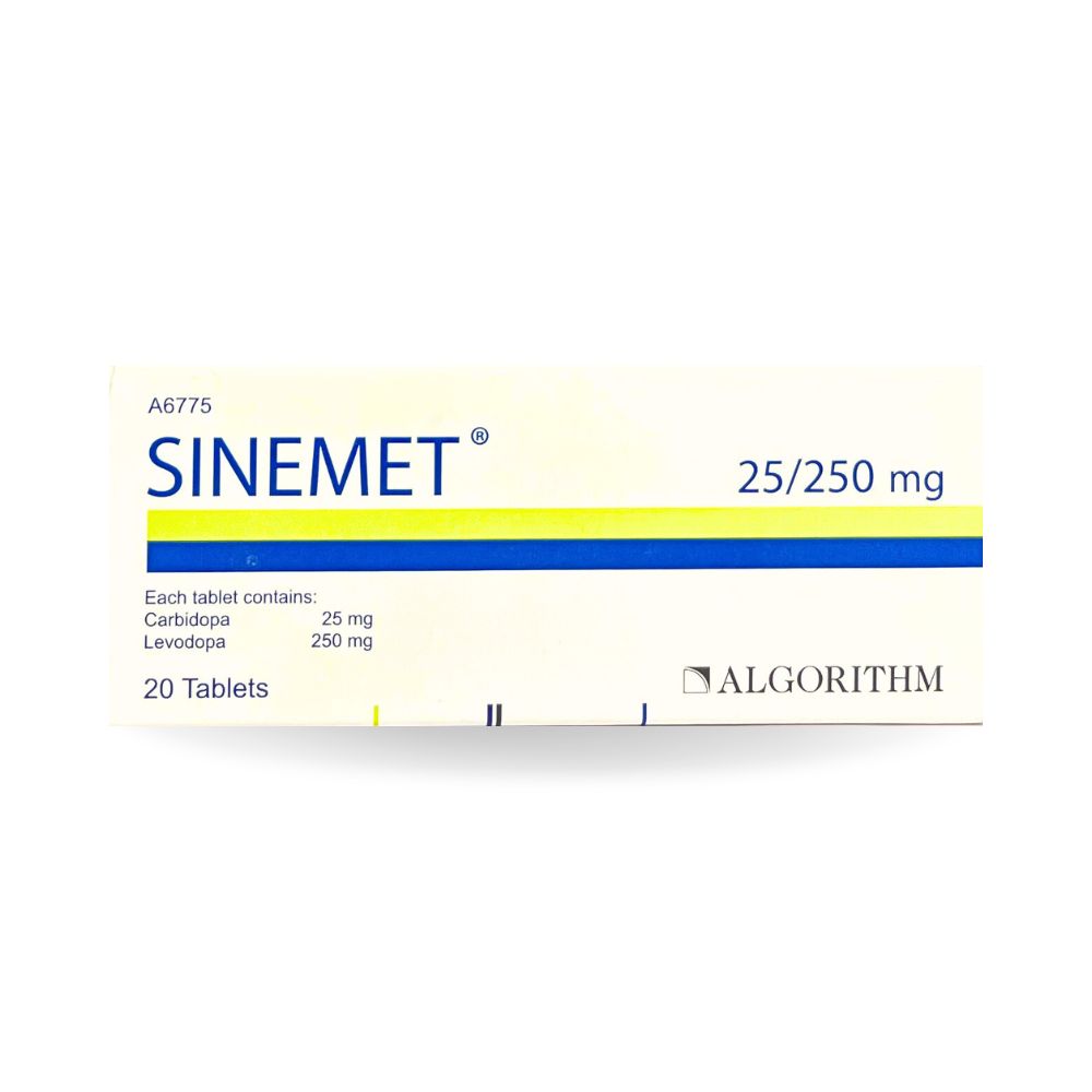 sinemet 25/250mg 20s sinemet 25/250mg 20s